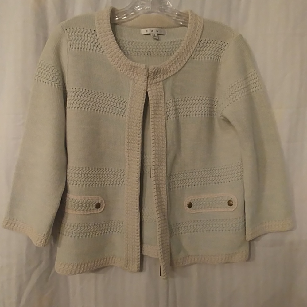CAbi Society sweater, cardigan, Size small